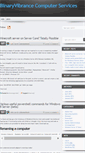 Mobile Screenshot of binaryvibrance.net