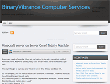 Tablet Screenshot of binaryvibrance.net